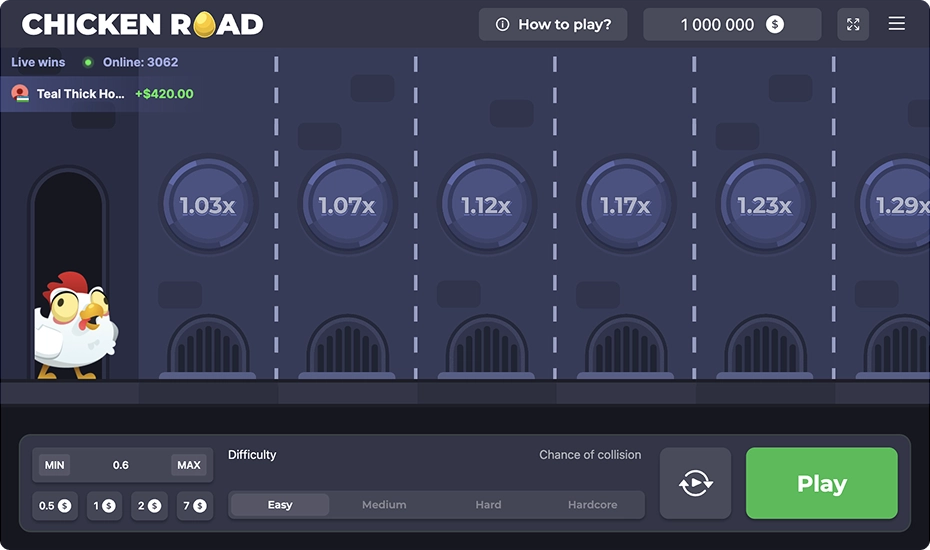 Choose the difficulty level